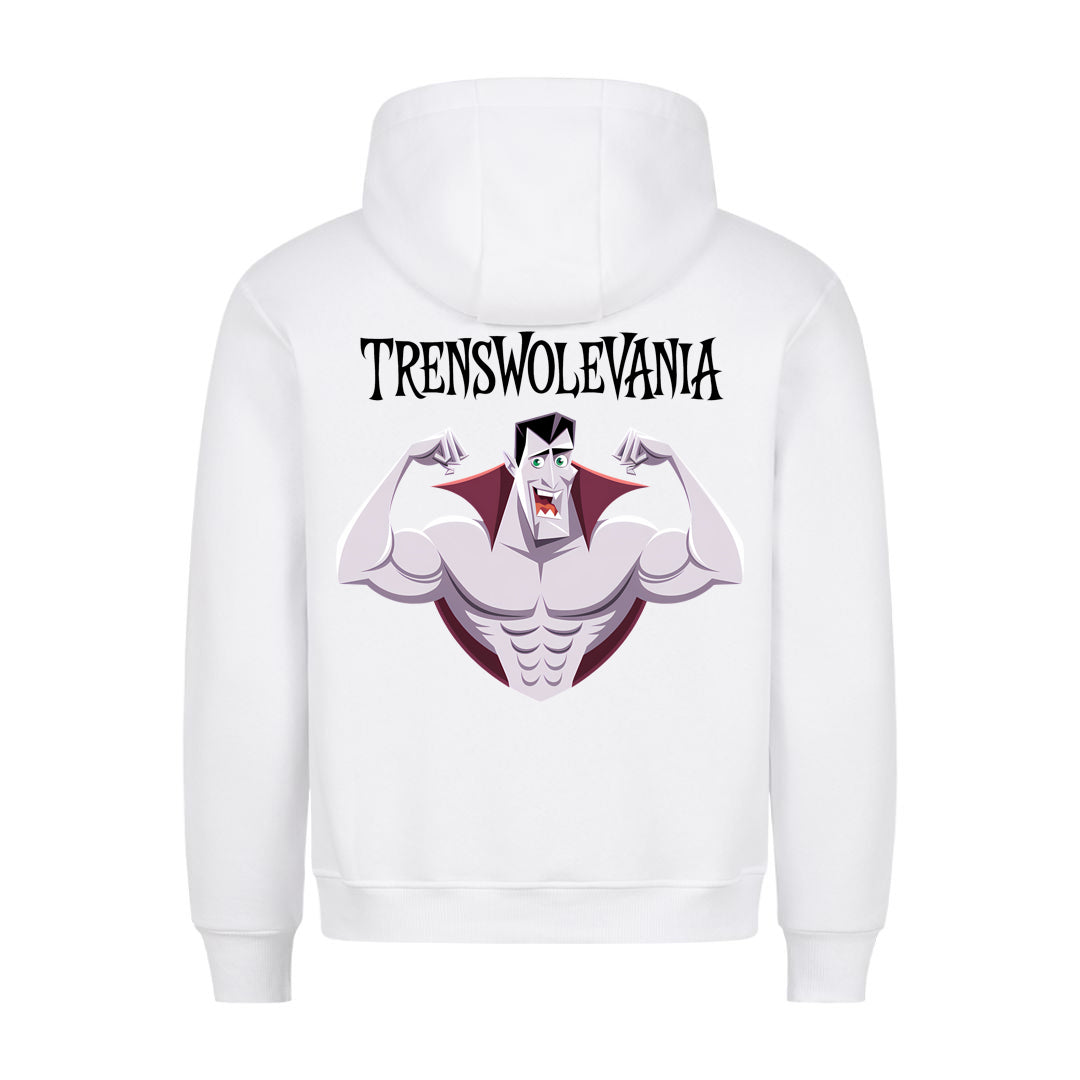 Felpa con cappuccio Trenswolevania(V2) (stampa sul retro).