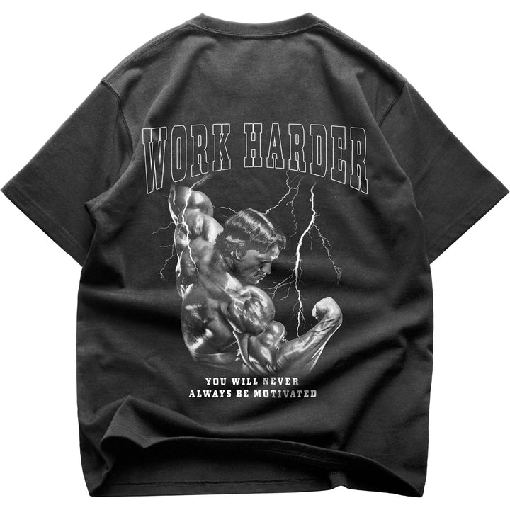 Work harder (Backprint) Oversize Blast