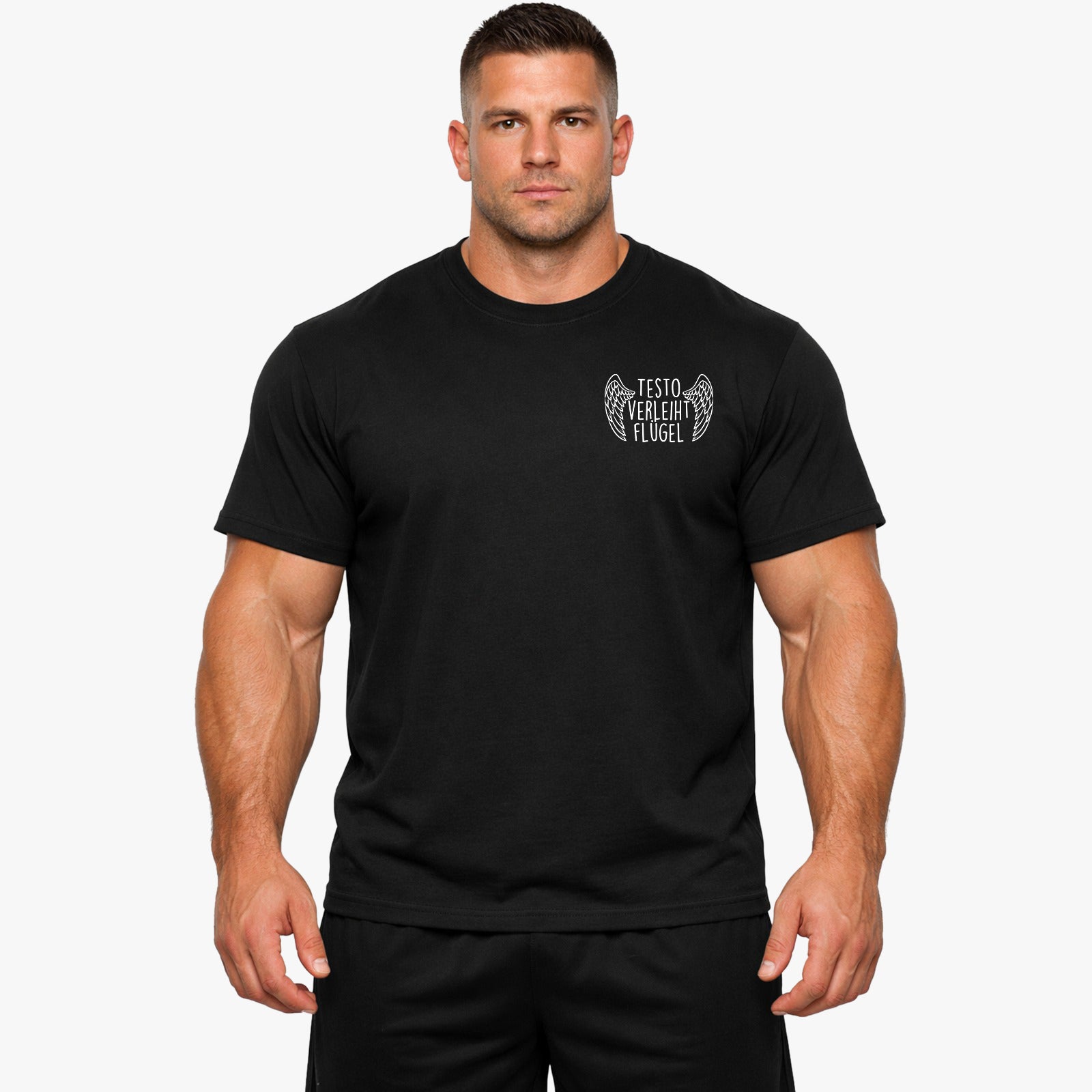 Testo verleiht flügel Shirt