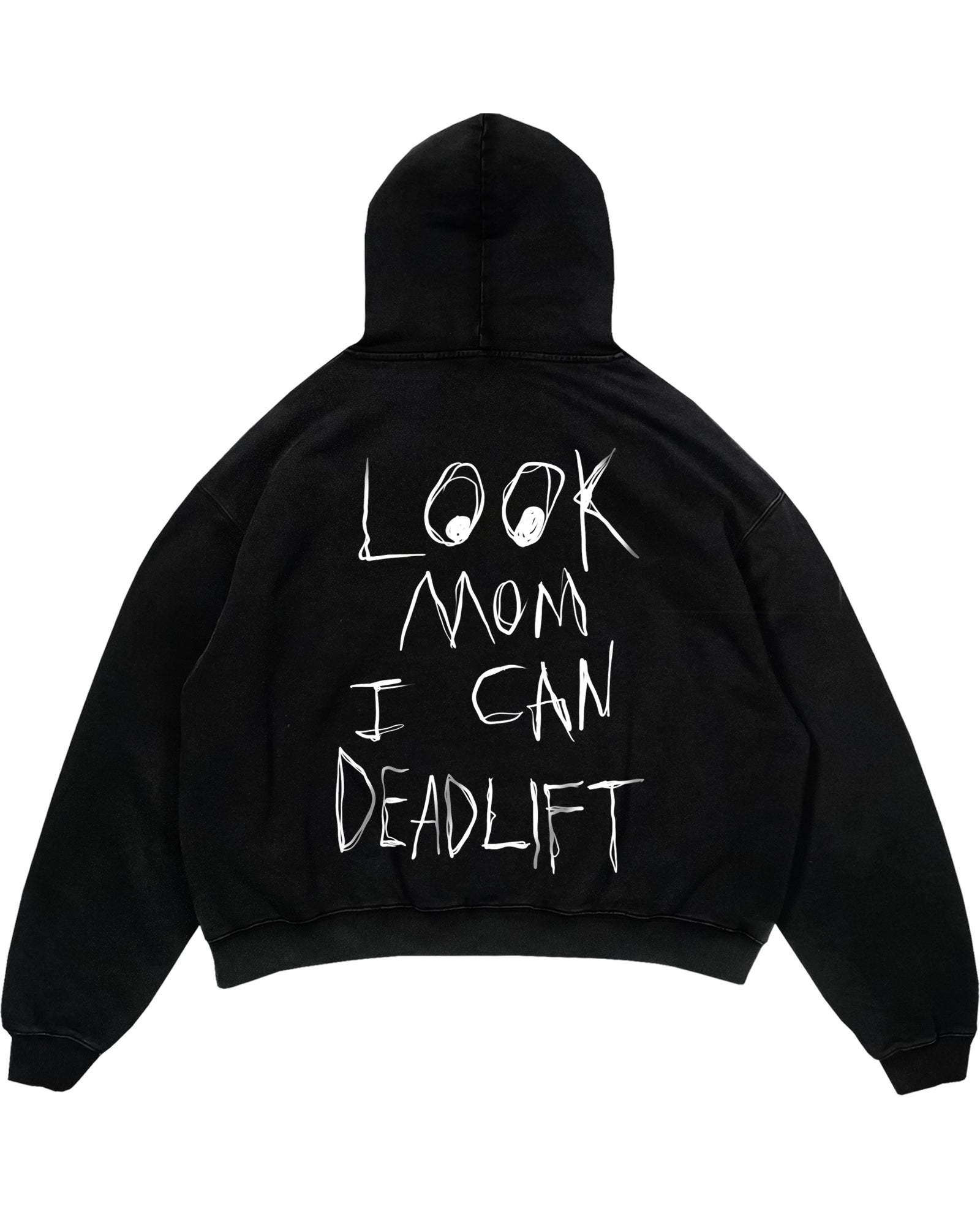 Look Mom Oversized (Backprint) Hoodie