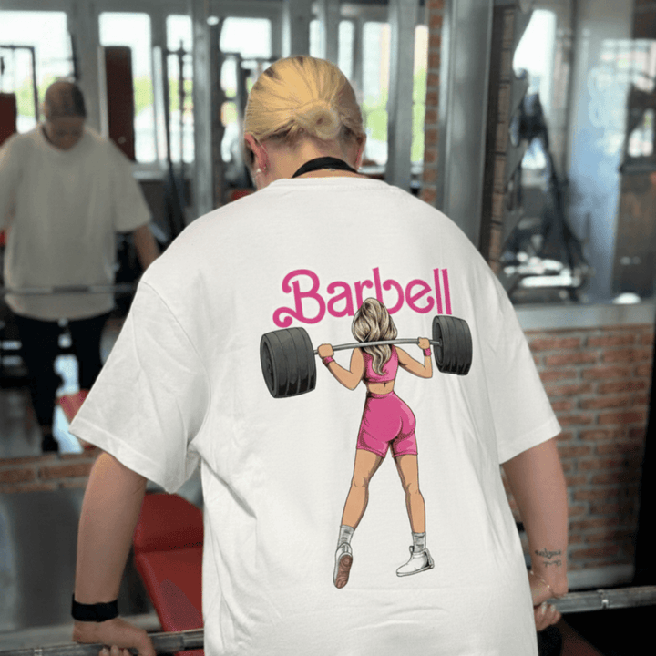 Barbell (Backprint) Oversized Shirt