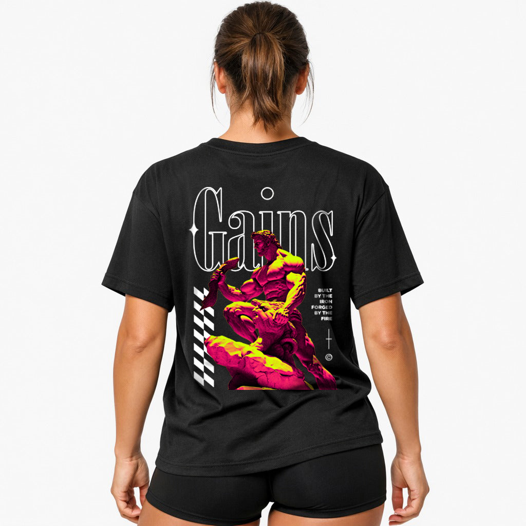 Gains (Backprint) Oversized Shirt
