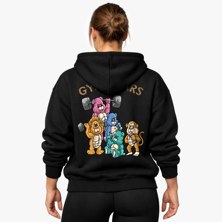 Gym Bears (Backprint) Oversized Hoodie