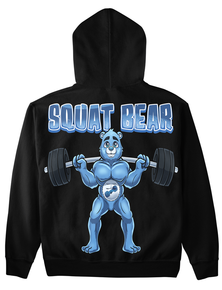 Squat Bear (backprint) Hoodie