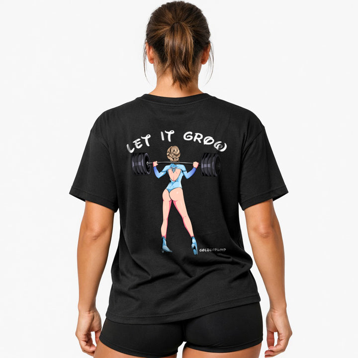 Let it grow (Backprint) Oversized Shirt