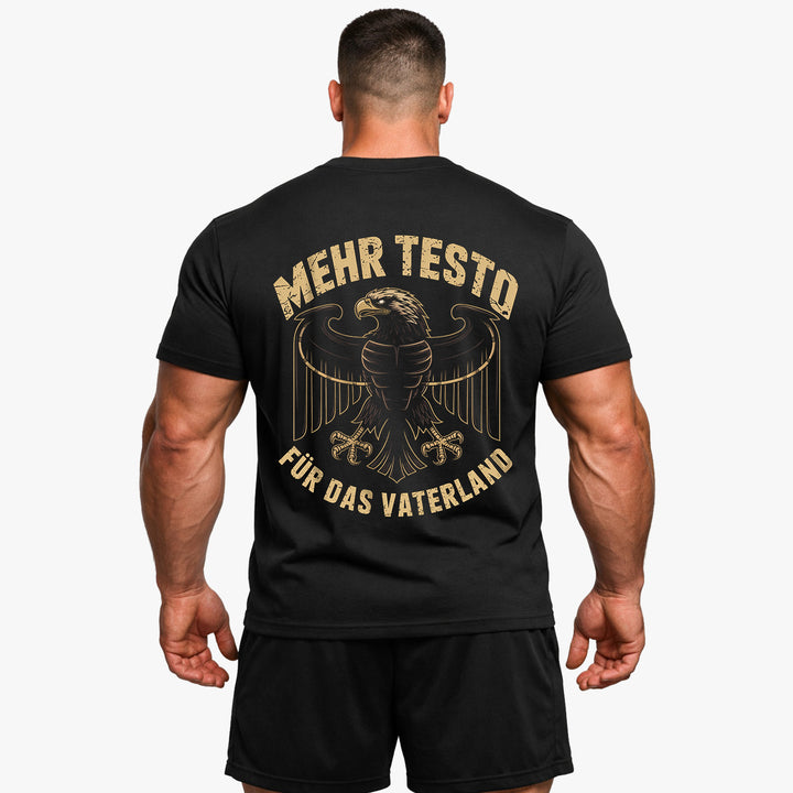 Mehr Testo (Backprint) T-Shirt