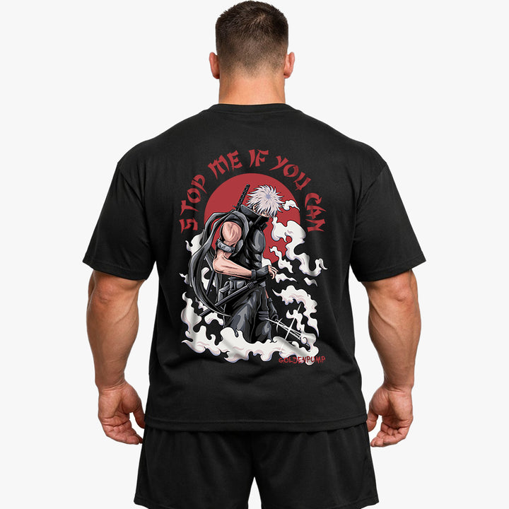 Stop me if you can Oversized (Backprint) Shirt