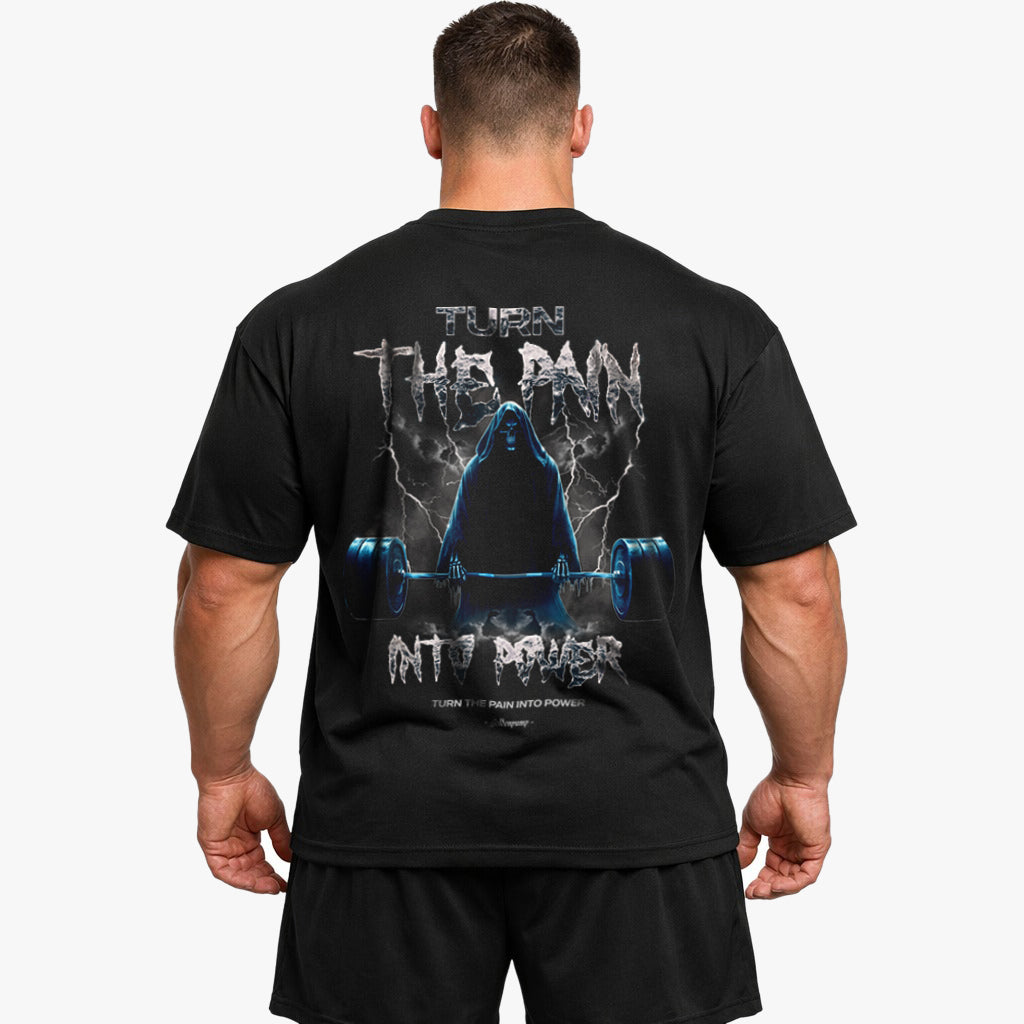 Turn the pain (backprint) Oversized Shirt