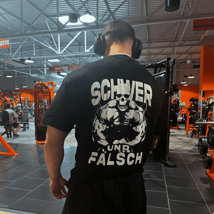 Schwer und falsch (Backprint) Oversize Blast