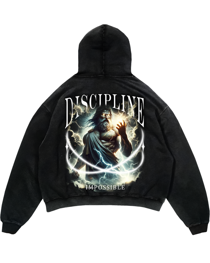 Discipline (backprint) Oversized Hoodie