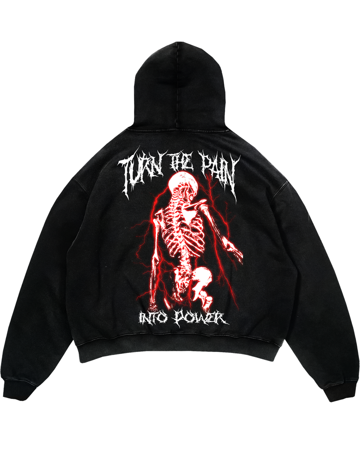 Turn the pain into power Oversized Hoodie